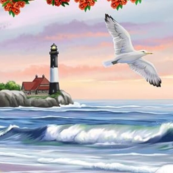 New sealed Ravensburger 300 pcs Large Format Puzzle-Seaside Sunshine - Picture 8 of 13